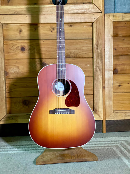 Gibson J-45 Studio Rosewood Acoustic/Electric Guitar with Case - Satin Rosewood Burst