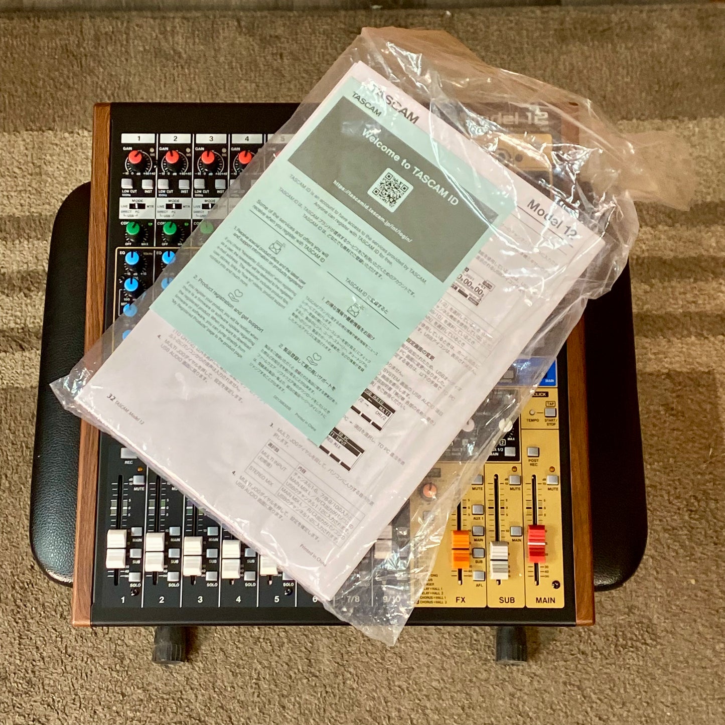 Tascam Model 12 Mixer / Interface / Recorder / Controller, 12x10 Channel OPEN BOX/ DEMO