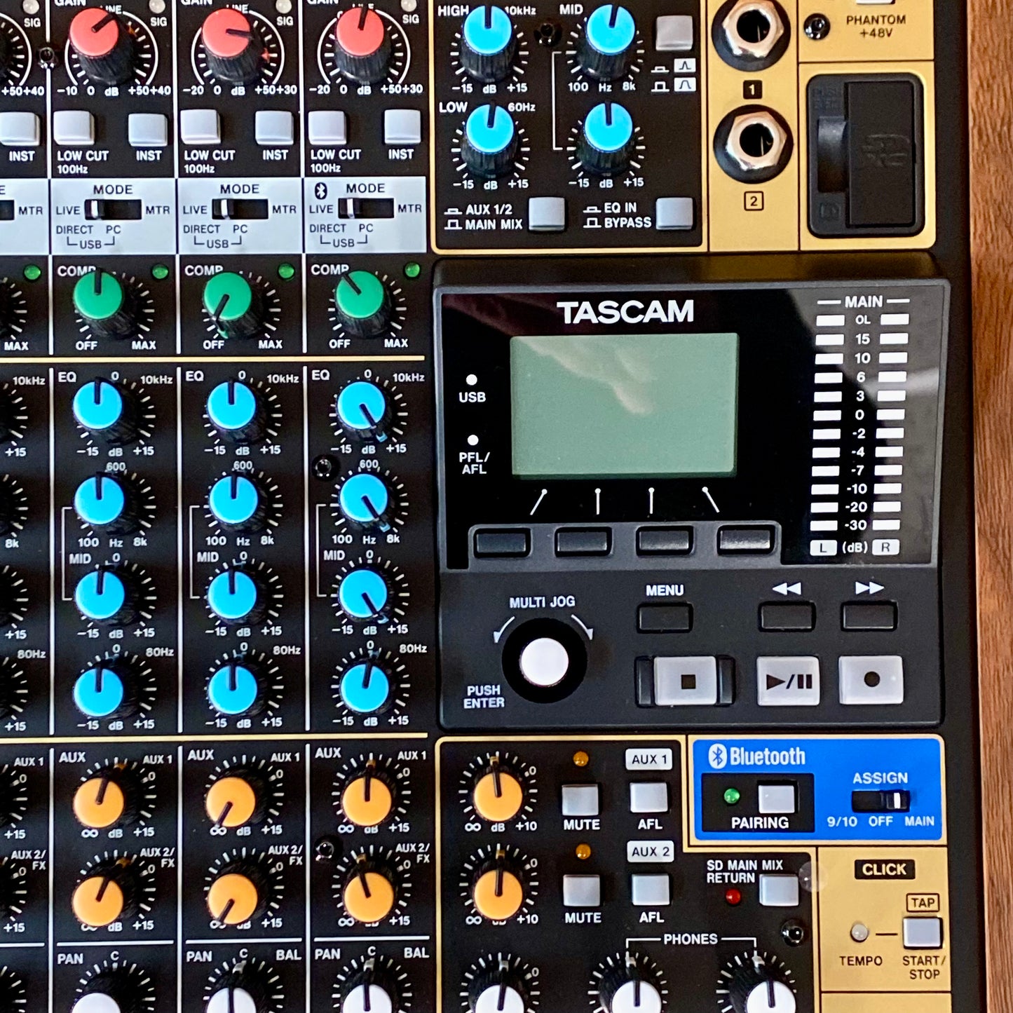 Tascam Model 12 Mixer / Interface / Recorder / Controller, 12x10 Channel OPEN BOX/ DEMO