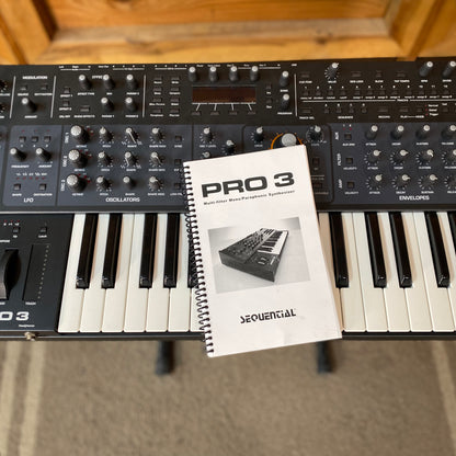 Sequential Pro 3 Multi-Filter Mono/Paraphonic Synth USED