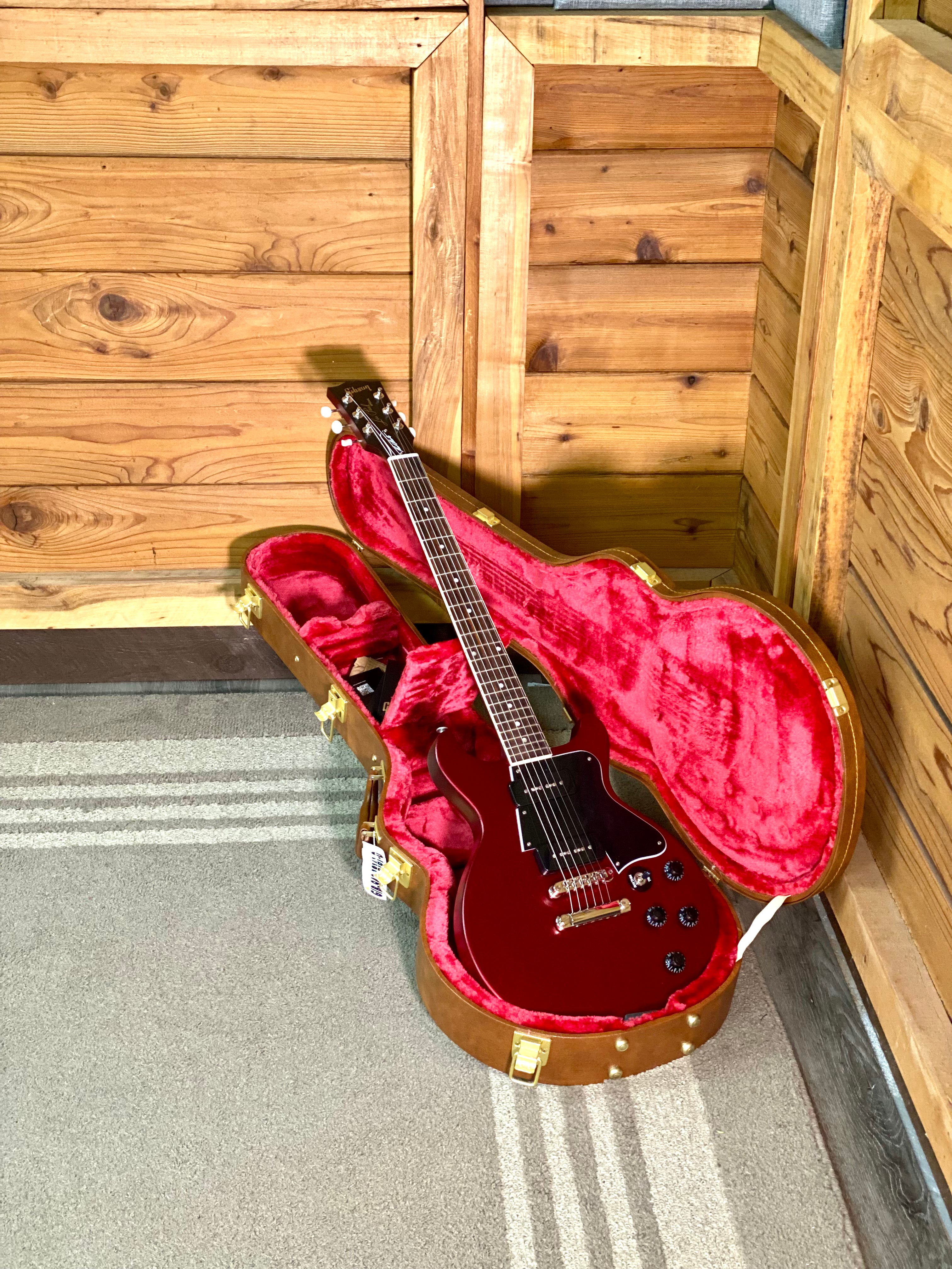 Gibson Rick Beato Les Paul Special Double Cut in Sparkling Burgundy Satin