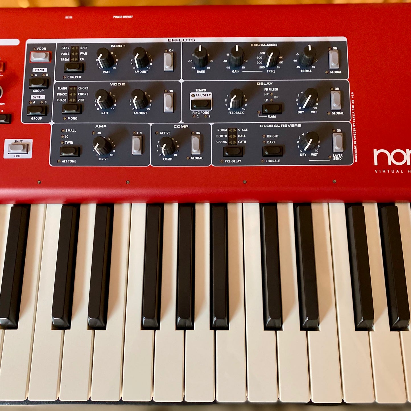 NORD Piano 6 73 73-Note Weighted Hammer Action Piano With Split / Layering & NP3 Pedal