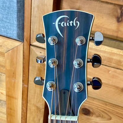 Faith Guitars Nexus Neptune Cutaway Electric/Acoustic Guitar Coffee Brown Slight Flaw