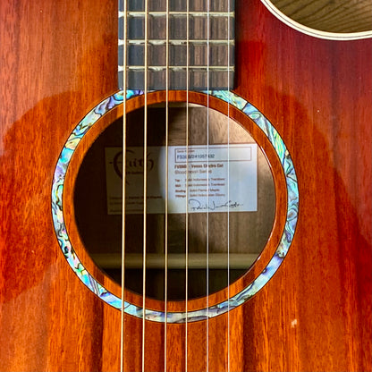 Faith Guitars Blood Moon Neptune Cutaway Electric / Acoustic Guitar With Hardcase Slight Flaw