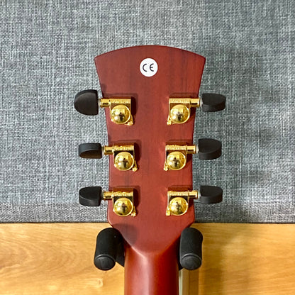 Faith Guitars Blood Moon Neptune Cutaway Electric / Acoustic Guitar With Hardcase Slight Flaw