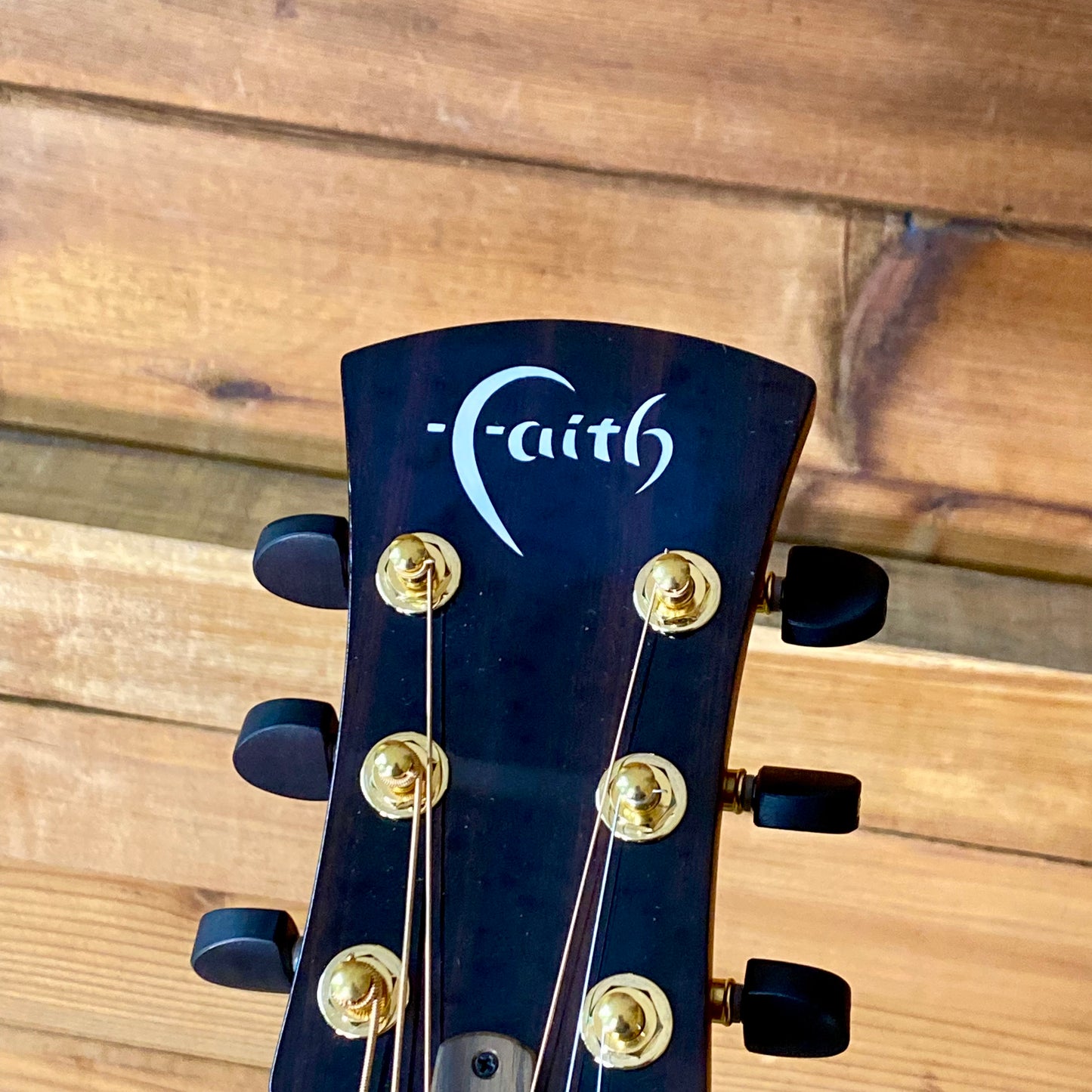 Faith Guitars Blood Moon Neptune Cutaway Electric / Acoustic Guitar With Hardcase Slight Flaw