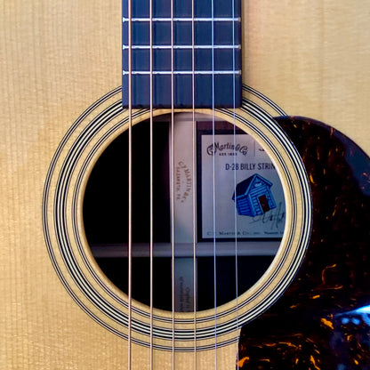 Martin D-28 Billy Strings Dreadnought Acoustic Guitar with Hardshell Case
