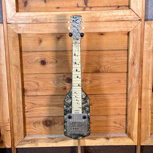 National Chicagoan Lapsteel 1950's/ 1960's in Grey Pearl Finish USED