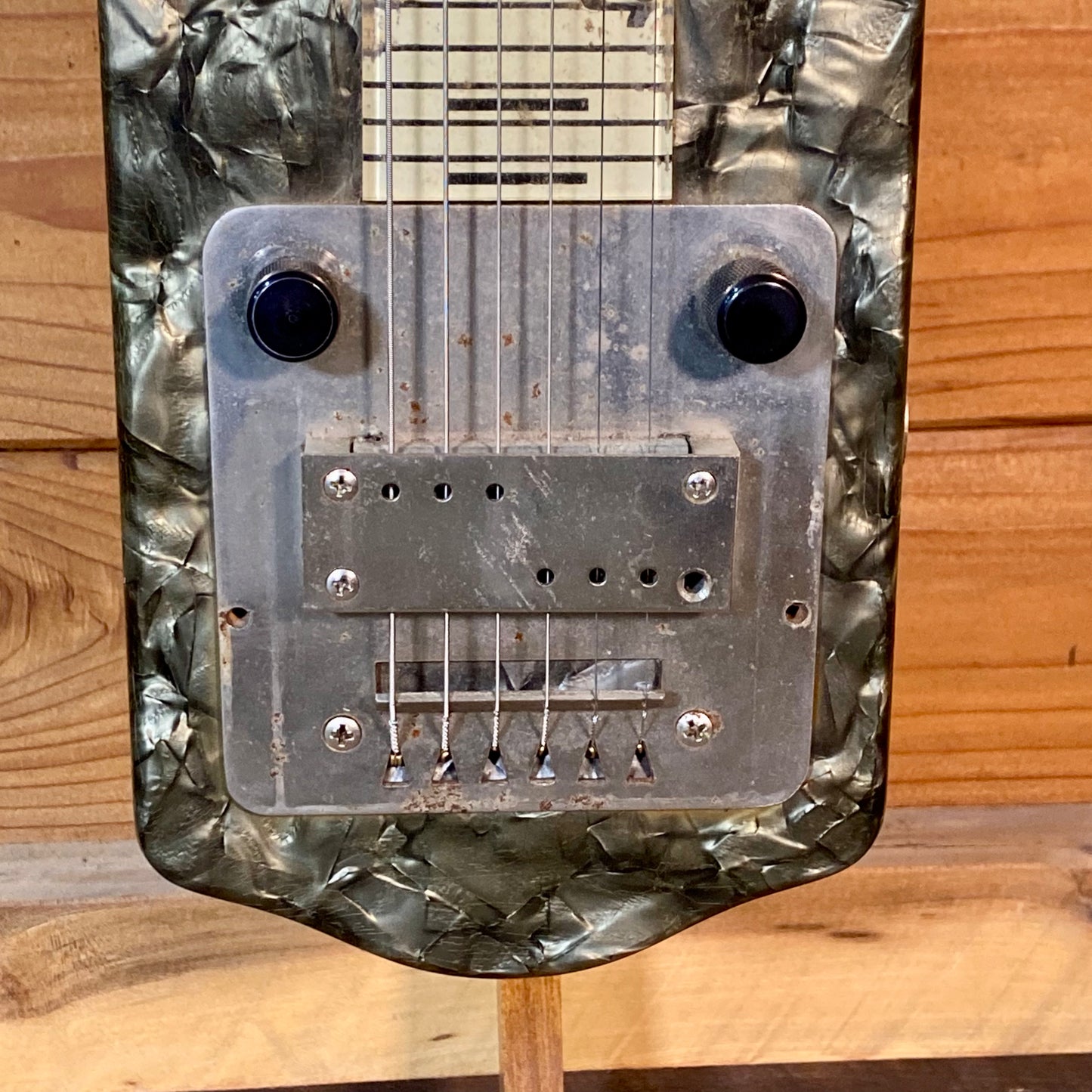 National Chicagoan Lapsteel 1950's/ 1960's in Grey Pearl Finish USED