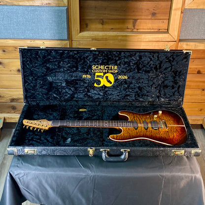 Schecter Limited Edition 7400-SHC Custom Shop USA CET 50th Anniversary  With Hardcase