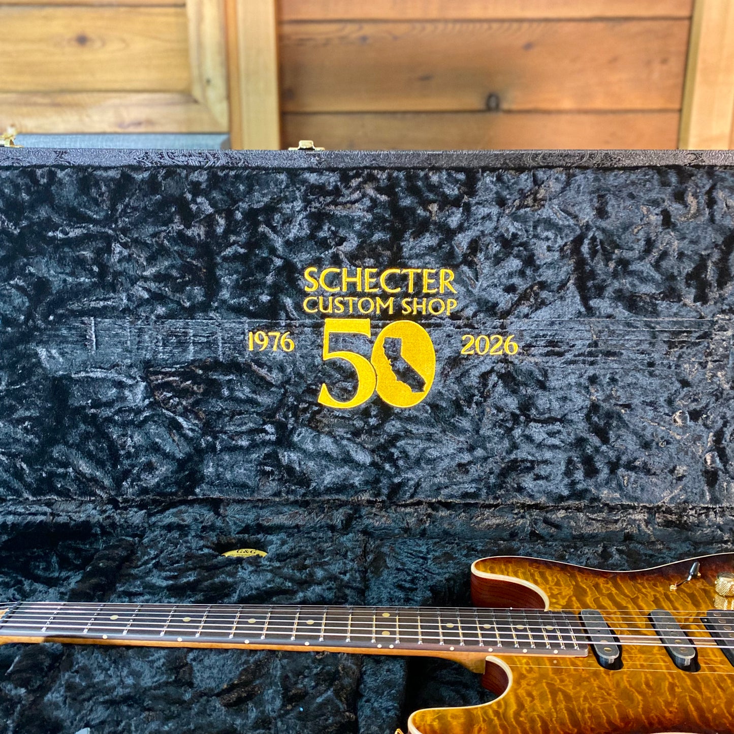 Schecter Limited Edition 7400-SHC Custom Shop USA CET 50th Anniversary  With Hardcase
