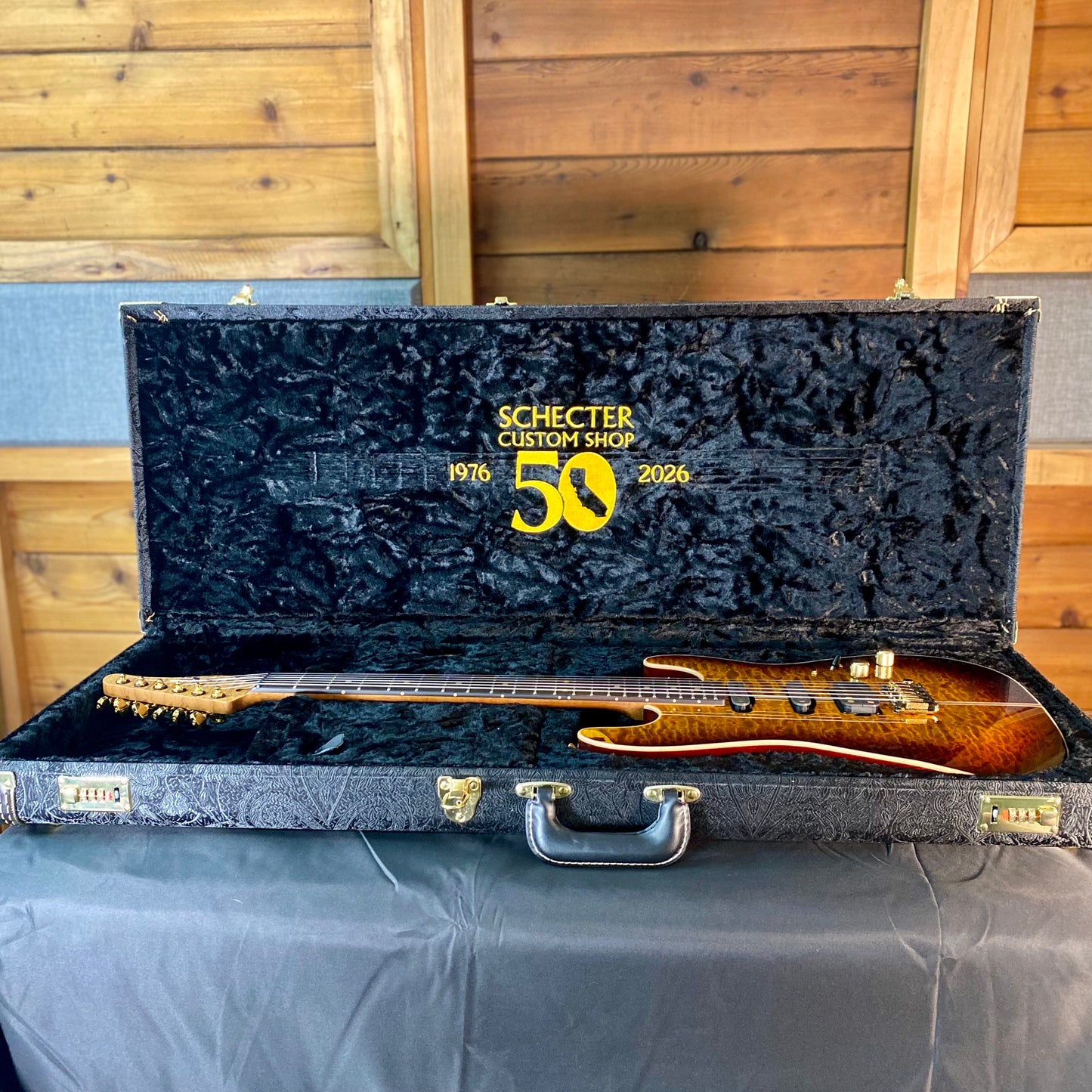 Schecter Limited Edition 7400-SHC Custom Shop USA CET 50th Anniversary  With Hardcase
