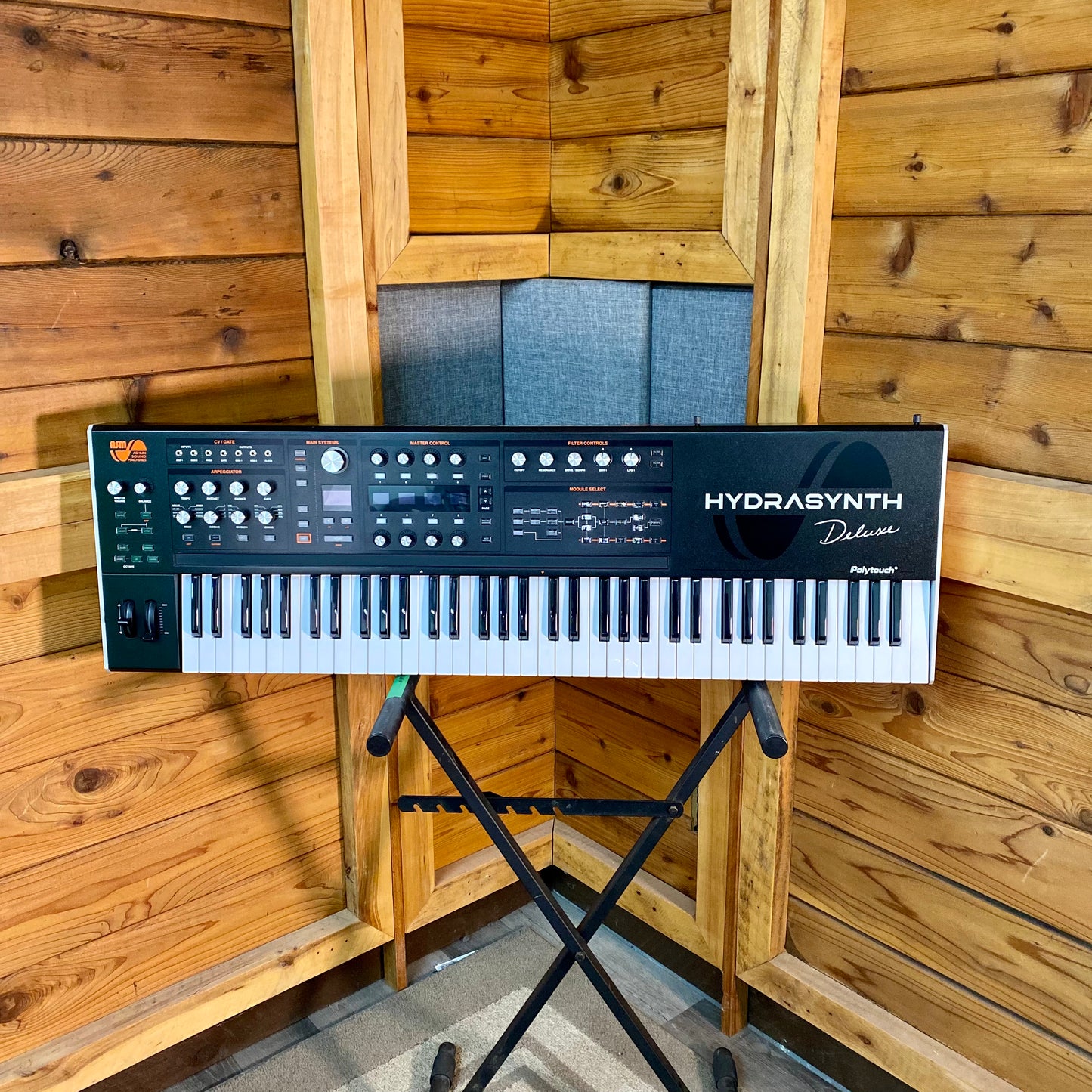 ASM Hydrasynth Deluxe 73-key 16-voice Polyphonic Wave Morphing Synthesizer STUDIO DEMO