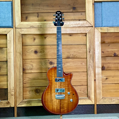 Taylor Custom Koa Solid Body Electric Guitar w/Case USED