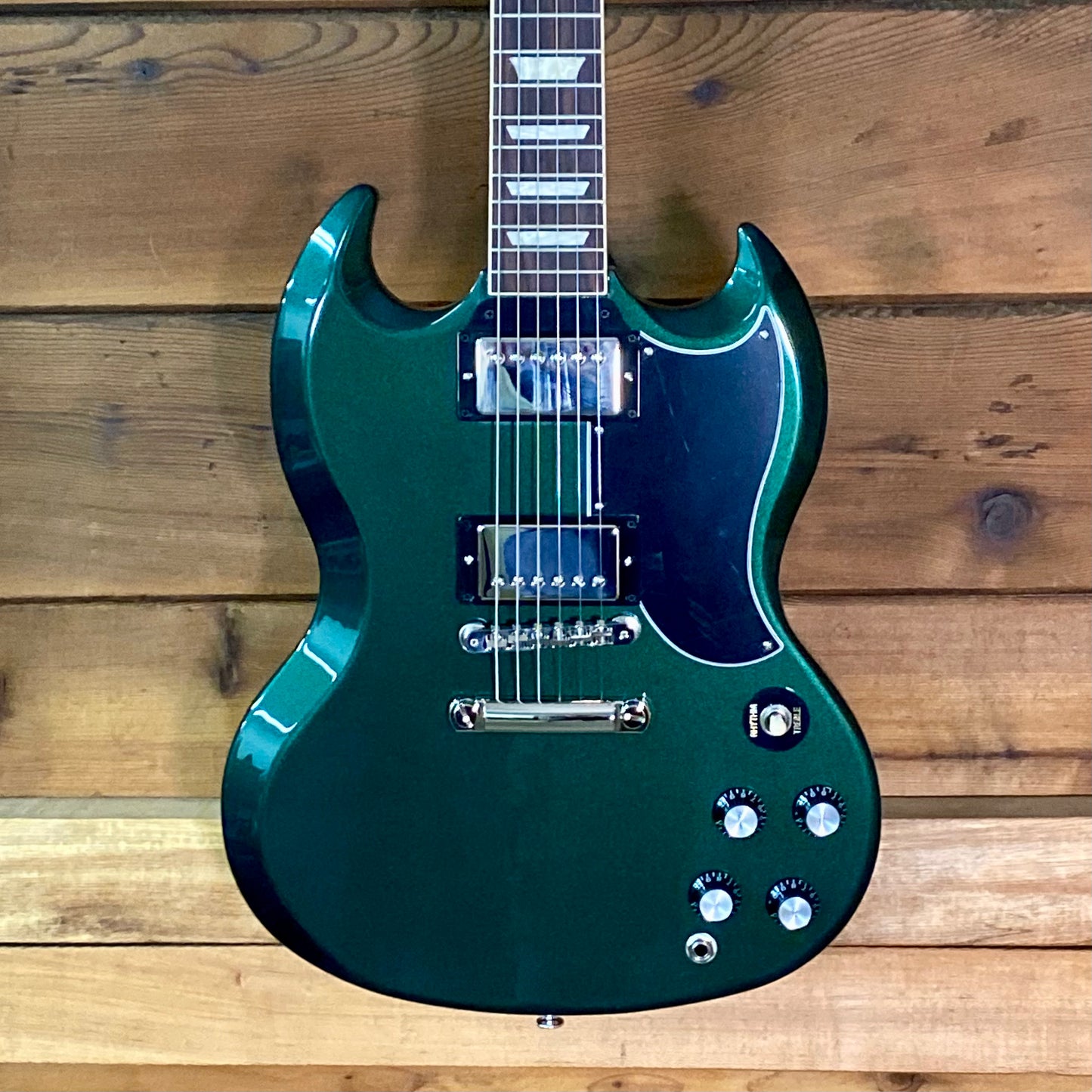 Gibson SG Standard '61 Stop Bar With Hardcase In British Racing Green USA Exclusive