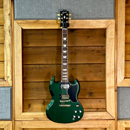 Gibson SG Standard '61 Stop Bar With Hardcase In British Racing Green USA Exclusive