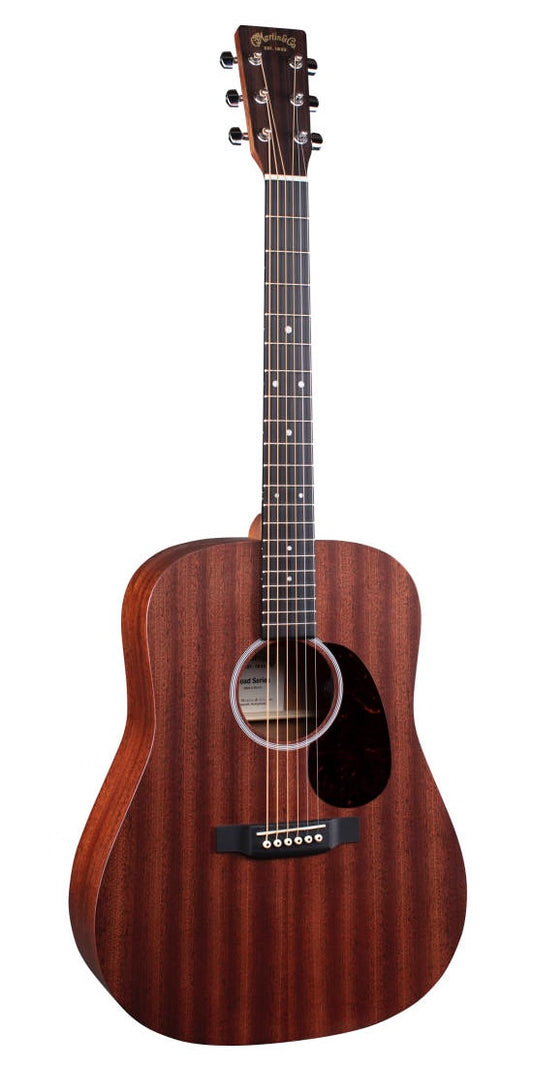 Martin Road Series D-10E-01 Sapele/Sapele Electric/Acoustic Guitar With Soft Shell Case