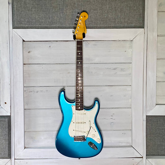 Fender Eric Johnson Stratocaster® Rosewood Lucerne Aqua Firemist With Hardshell Case USED