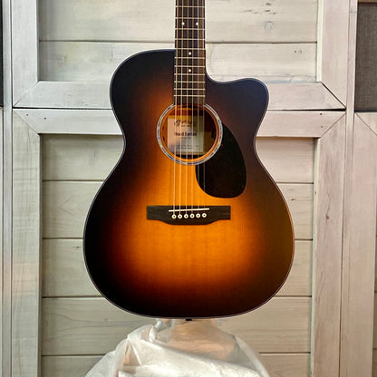 Martin OMC-10E Modern Burst Road Series 000-14 Fret Cutaway Electric Acoustic Guitar
