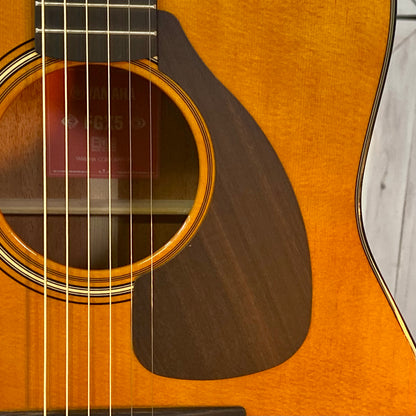 Yamaha FGX5 II Gloss Red Label Dreadnought Style Electric/ Acoustic Guitar with Hardshell Case