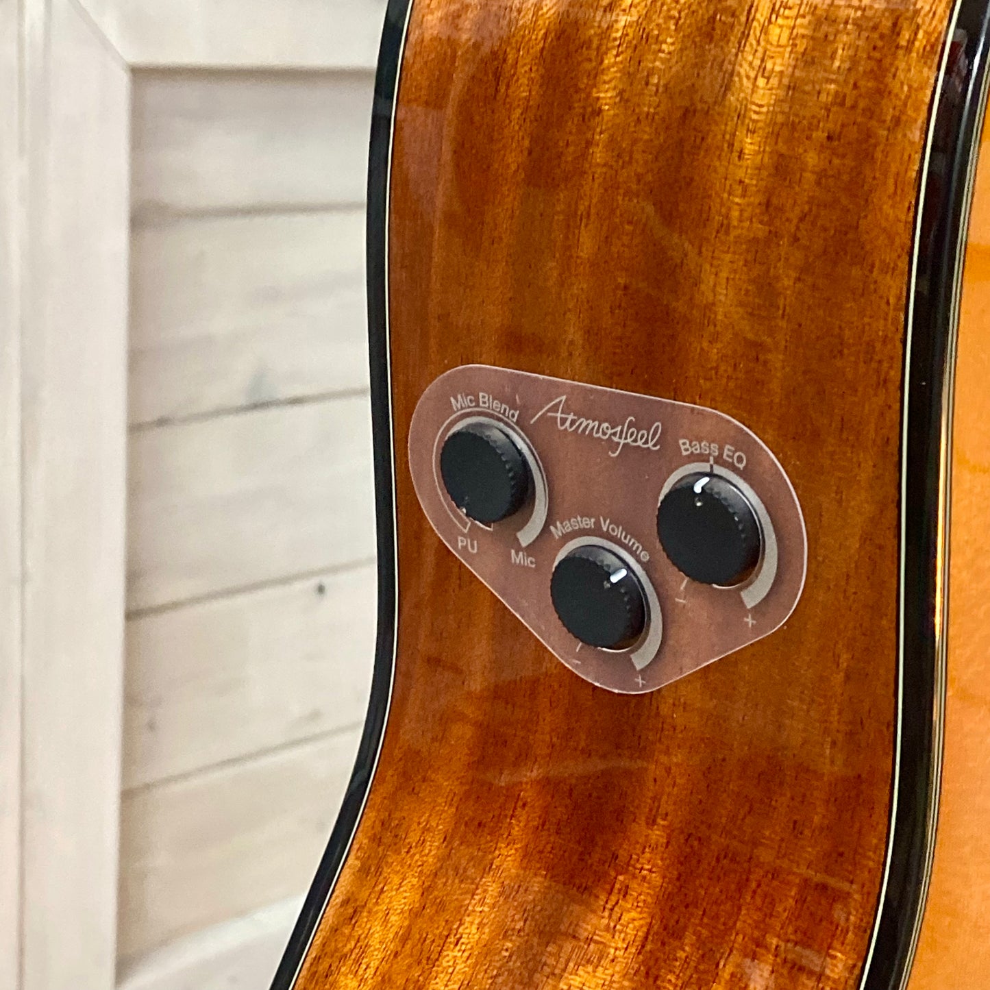 Yamaha FGX5 II Gloss Red Label Dreadnought Style Electric/ Acoustic Guitar with Hardshell Case
