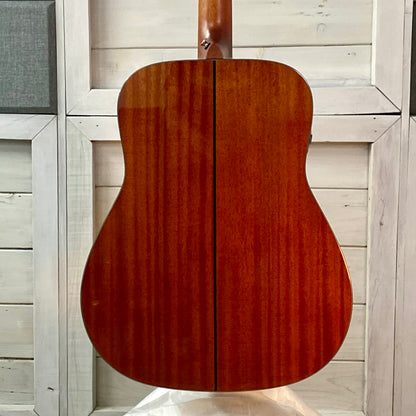 Yamaha FGX5 II Gloss Red Label Dreadnought Style Electric/ Acoustic Guitar with Hardshell Case