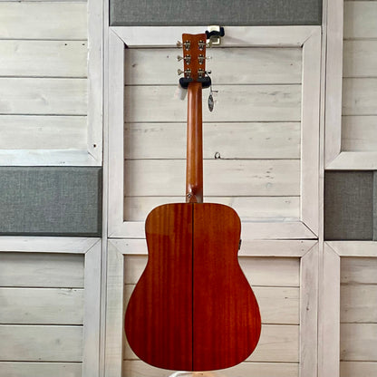Yamaha FGX5 II Gloss Red Label Dreadnought Style Electric/ Acoustic Guitar with Hardshell Case