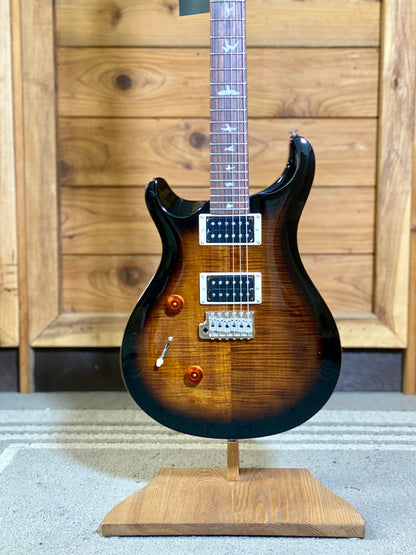 PRS SE Custom 24 Lefty in Black Goldburst