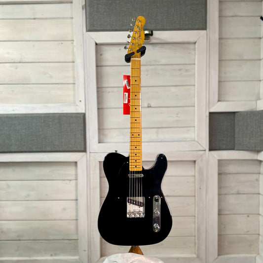 Fender Dealer Exclusive Vintera Road Worn '60s Double Esquire in Black  With Hardshell Case