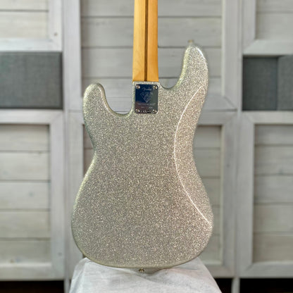 Fender 75th Anniversary Player II Sparkle Precision Bass in Diamond Dust Sparkle With Gigbag