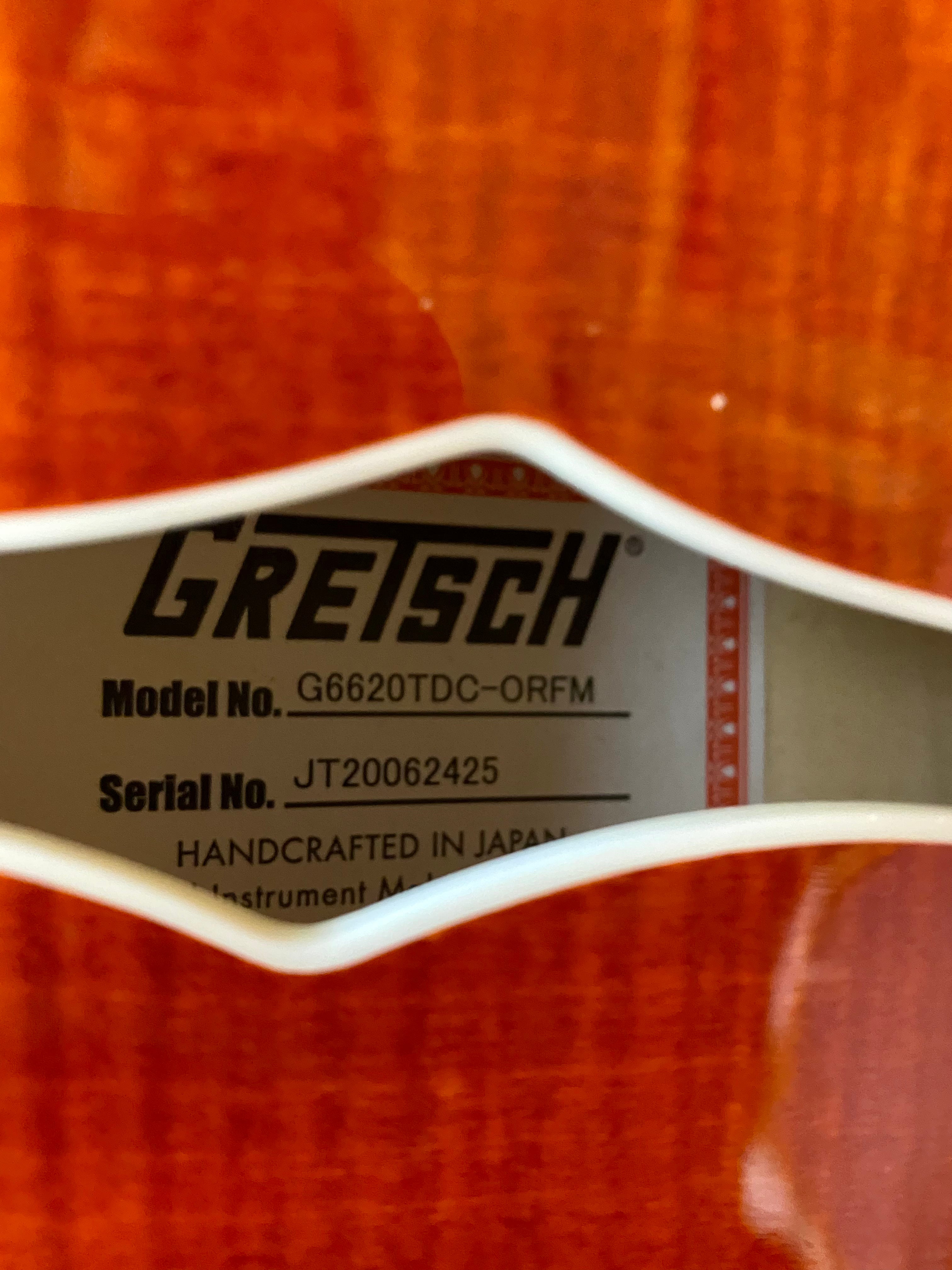 Gretsch G6620TFM Players Edition Nashville® Center Block Double-cut string thru Bigsby® USED