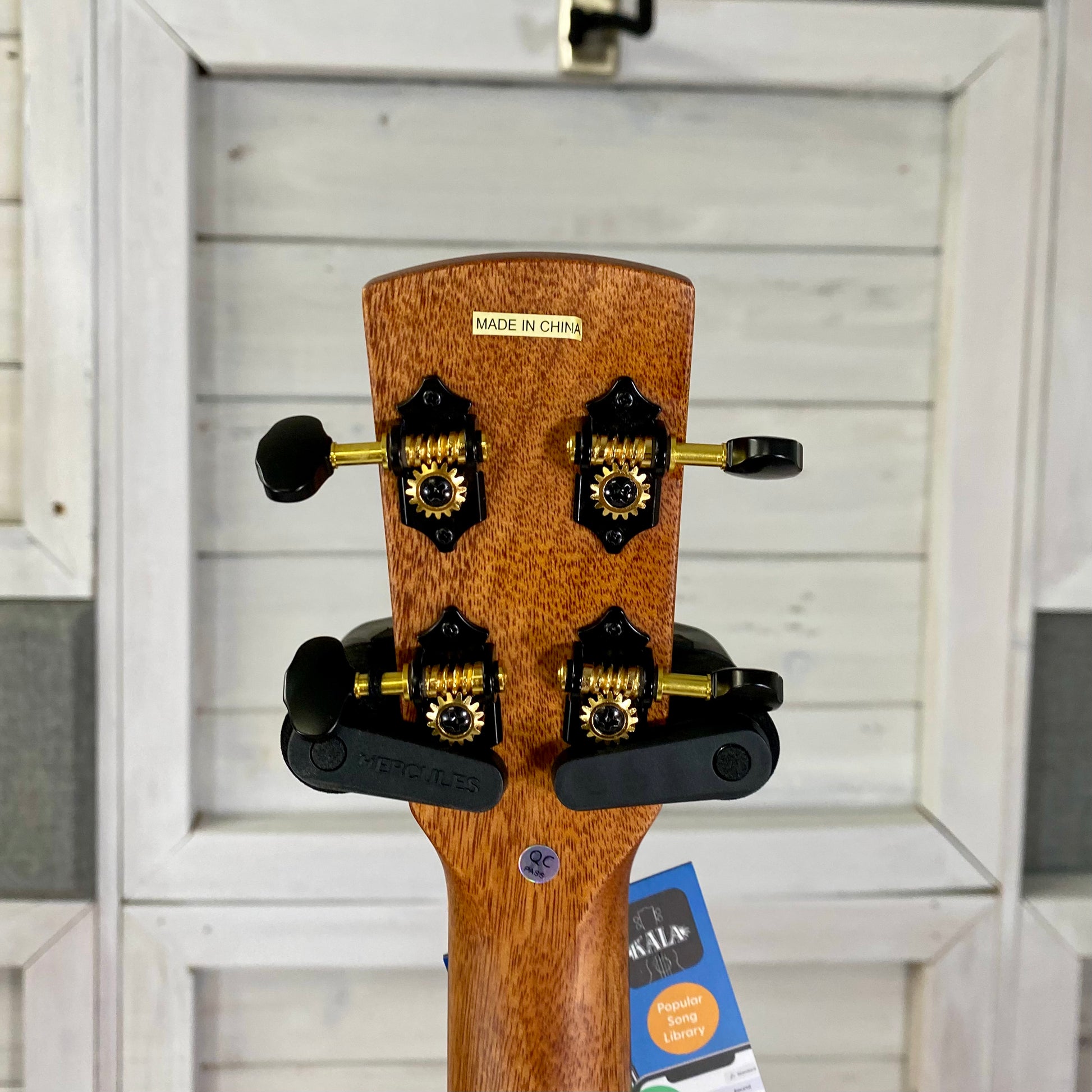 KALA Revelator Night Owl Acacia Electric Acoustic Tenor Ukulele With Bag – view 8