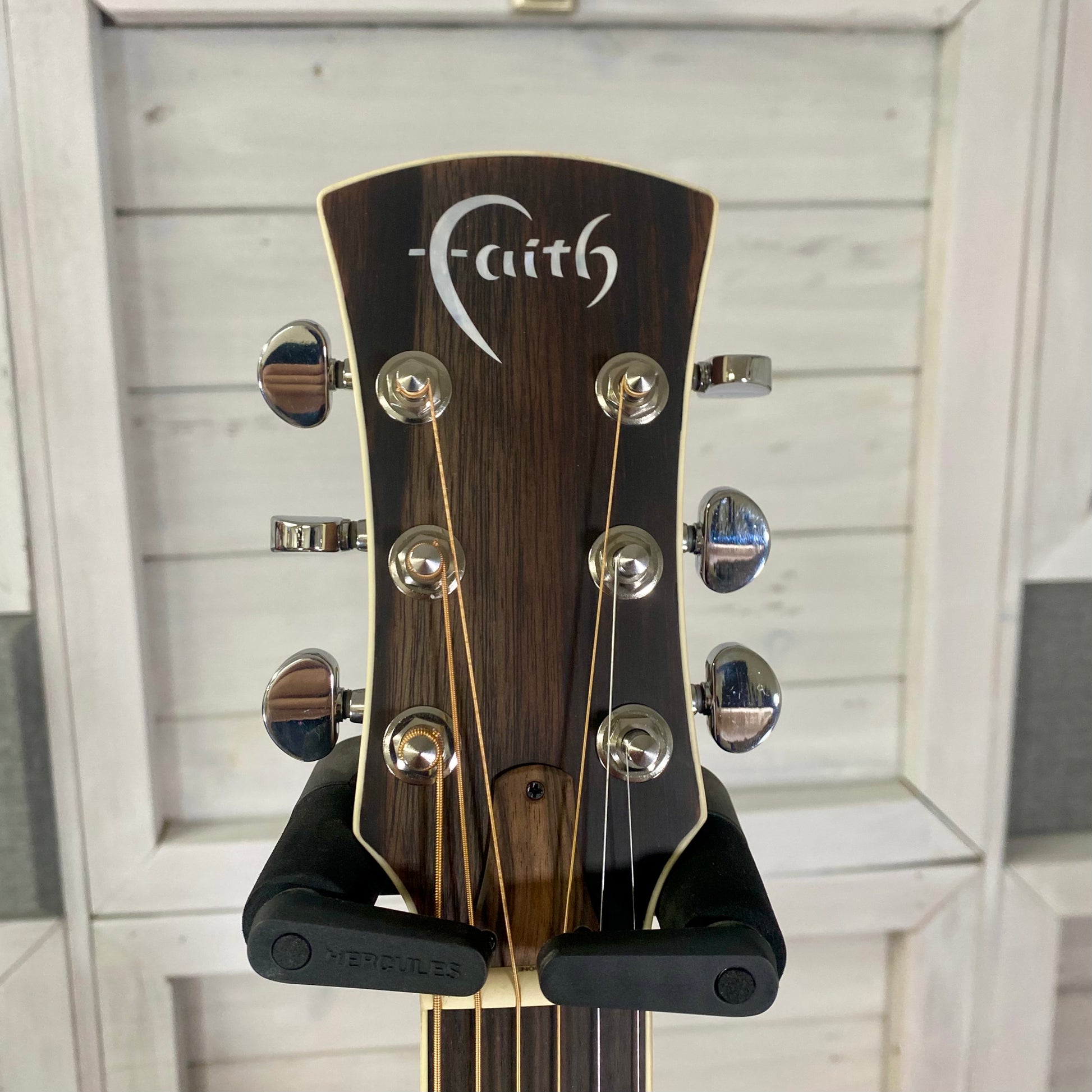 Faith Nexus Neptune Cutaway Electric/ Acoustic Guitar - Coffee Brown – view 2