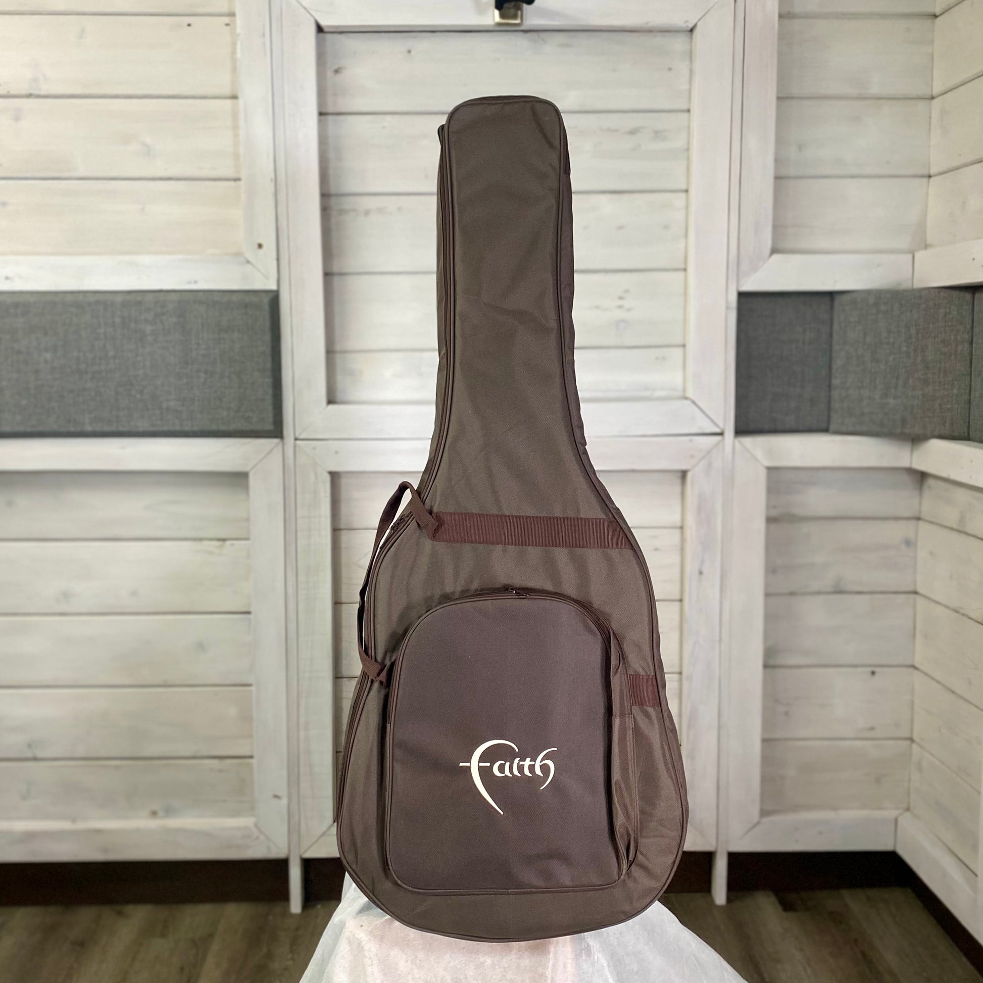 Faith Guitars Nexus Neptune Electric/ Acoustic Guitar, Copper Black – view 10