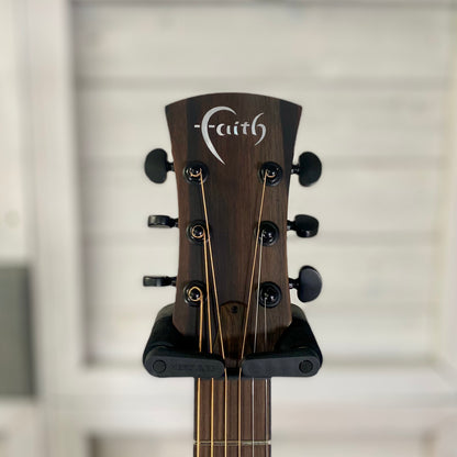 Faith Guitars Nexus Neptune Electric/ Acoustic Guitar, Copper Black – view 2