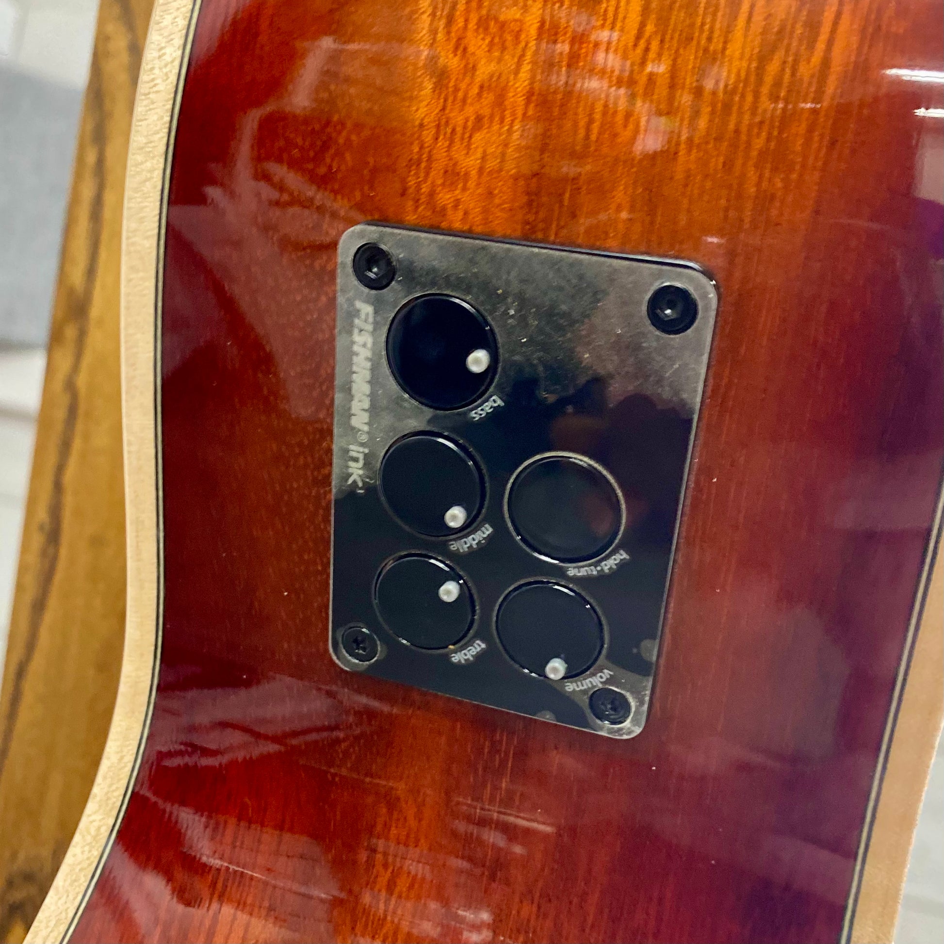 Faith Guitars Blood Moon Venus Cutaway Electric/ Acoustic Guitar – view 8