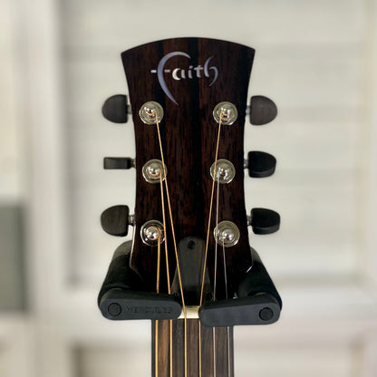 Faith Classic Burst Mars Drop-Shoulder Dreadnought Electric / Acoustic Guitar - Sunburst – view 2