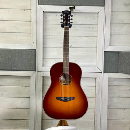 Faith Classic Burst Mars Drop-Shoulder Dreadnought Electric / Acoustic Guitar - Sunburst