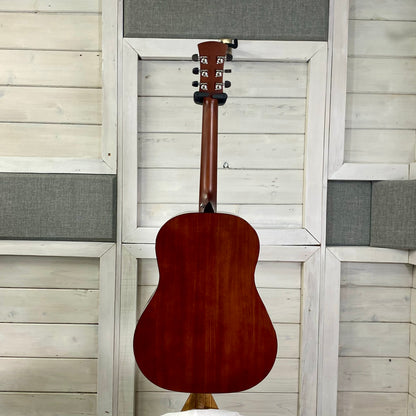 Faith Classic Burst Mars Drop-Shoulder Dreadnought Electric / Acoustic Guitar - Sunburst – view 8