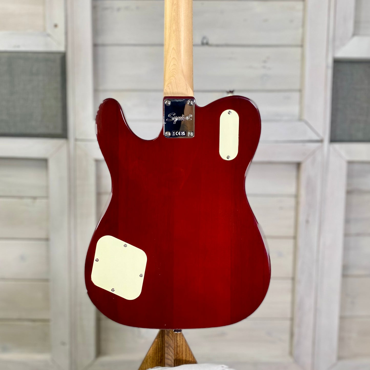 Squier Paranormal Troublemaker Telecaster Deluxe with Bigsby in Honey Sunburst