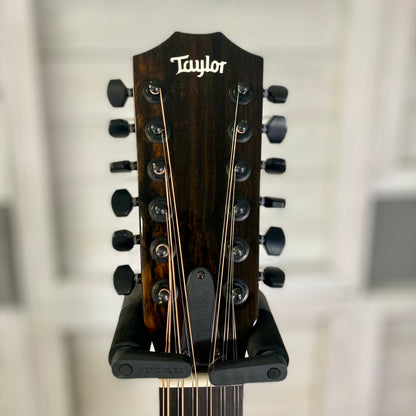 Taylor Guitars 250ce-BLK Plus Maple/ Spruce Electric Acoustic 12 String Guitar in Black – view 2