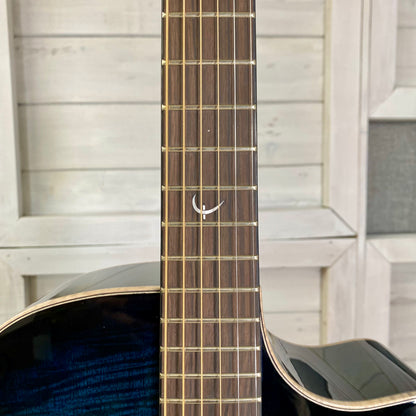 Faith Blue Moon Venus Cutaway Electric / Acoustic Guitar – view 5