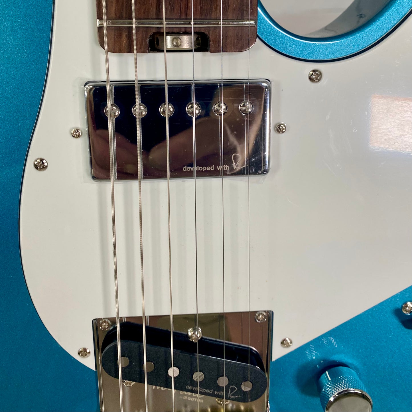 Yamaha Pacifica Professional PACP11S  Electric Guitar with Hardshell Case in Breeze Metallic Blue