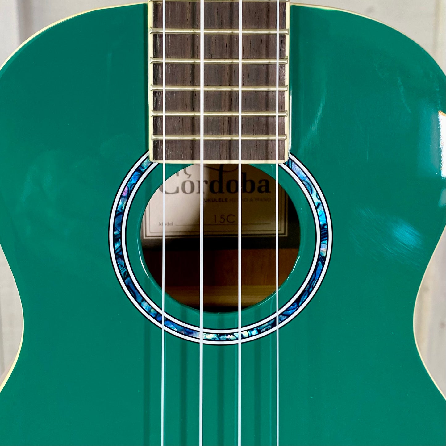 Cordoba 15C Concert Ukulele – Catalonia Green