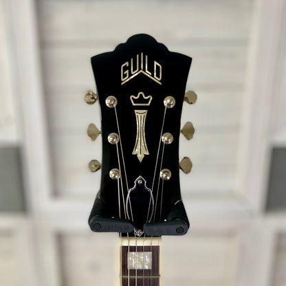Guild S-300 Deluxe Solid-body Electric Guitar in Neptune Blue Metallic and Vintage Sterling Metallic