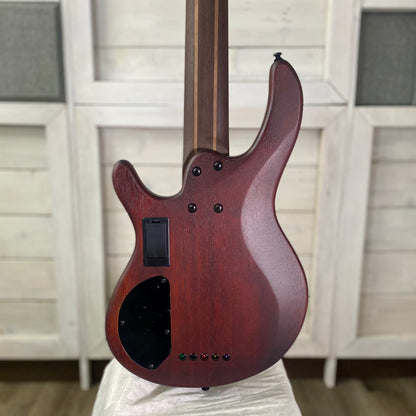 Cort Guitars Artisan Series B5 Element 5-String Electric Bass, Open Pore Burgundy Red