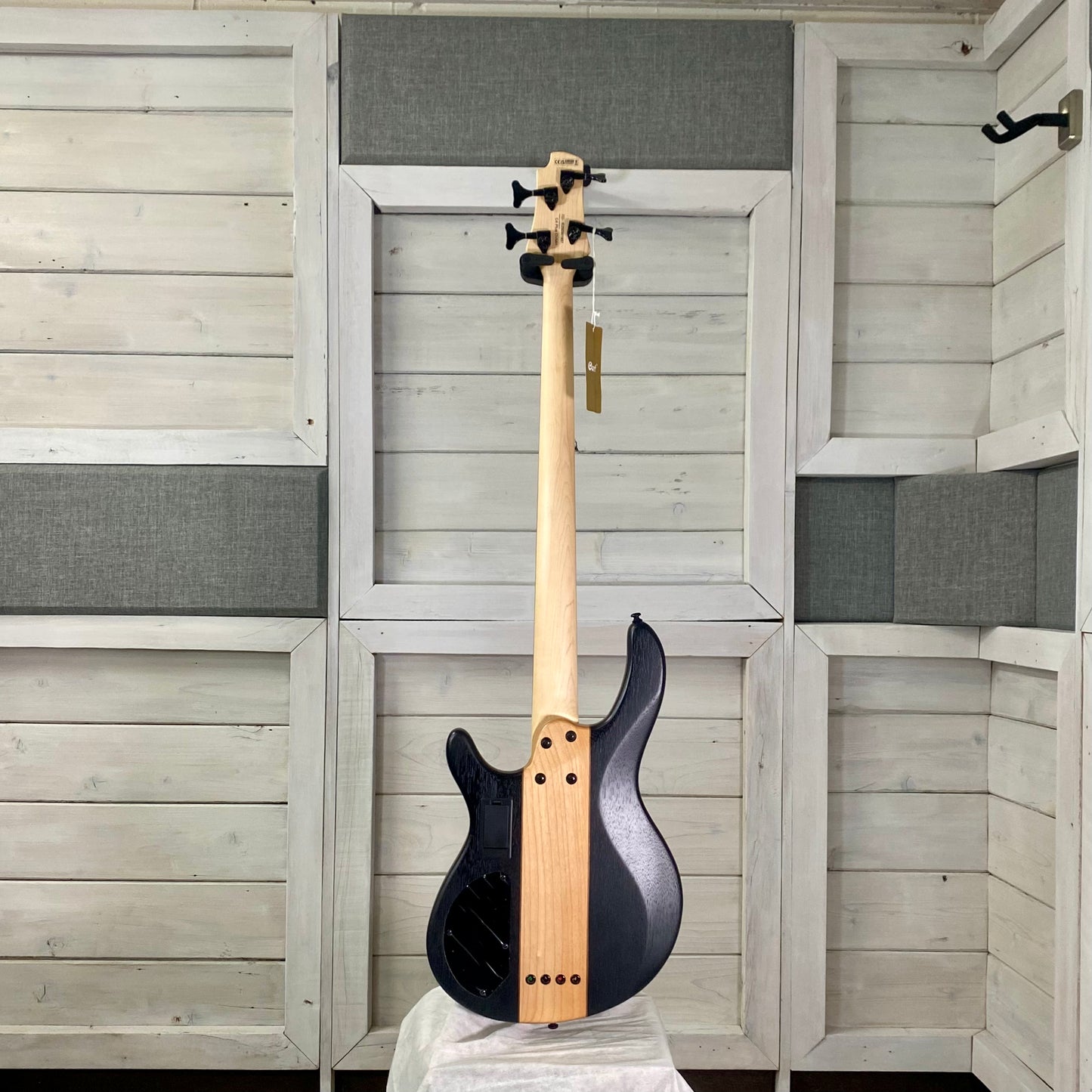Cort Guitars C4 Plus OVMH Artisan Series Electric Bass in Antique Brown Burst