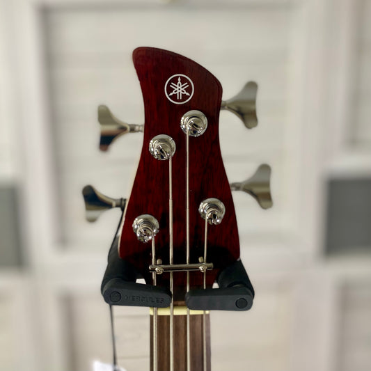 Yamaha TRBX174EW rtb  Exotic Wood Bass Guitar in Rootbeer finish