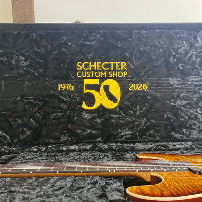 Schecter Limited Edition 7400-SHC Custom Shop USA CET 50th Anniversary  With Hardcase