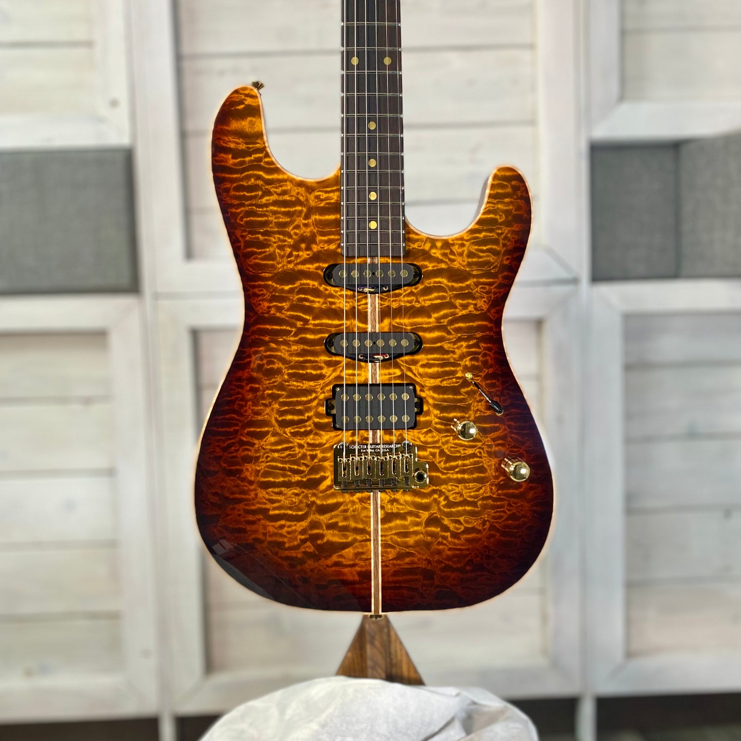Schecter Limited Edition 7400-SHC Custom Shop USA CET 50th Anniversary  With Hardcase